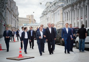 Мэр Москвы Сергей Собянин отметил, что Мясницкая будет комфортной и безопасной для пешеходов