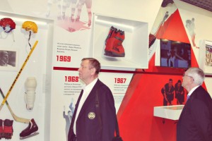 Открытие музея хоккея в Даниловском районе