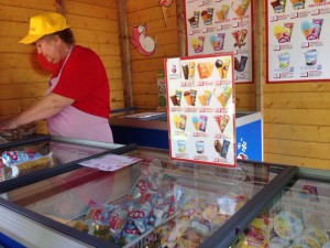 Одна из точек фестиваля "Московское мороженое"