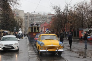 Ретро автомобили также примут участие в пробеге