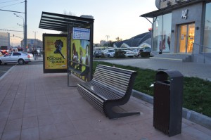 Автобусная остановка в Даниловском районе