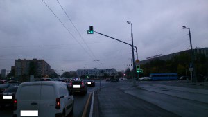Светофор на улице Большая Тульская