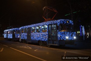 Маршрут новогоднего трамвая будет проходить в Даниловском районе