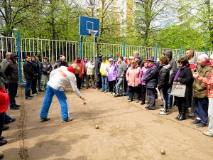 Соревнования по петанку в Даниловском районе