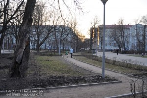 Сквер в Даниловском районе