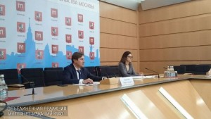 Игорь Рябоконь, руководитель ГПБУ Москвы «Мосприрода», выступил на пресс-конференции