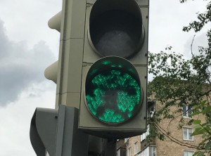 Матрица светофора повреждена