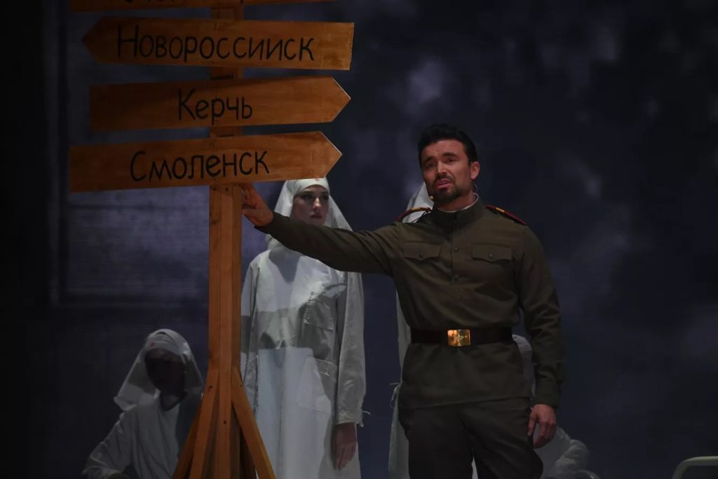 Представители ТК №34 приняли участие в патриотической реконструкции. Фото: страница ТК №34 в социальных сетях