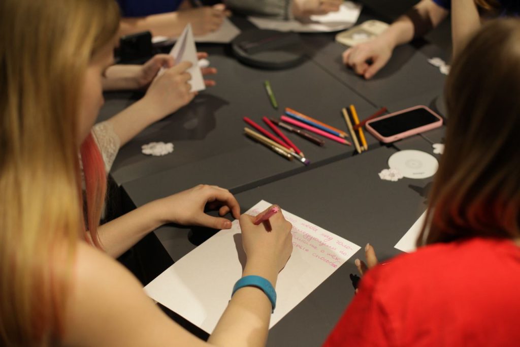 Студенты Техникума креативных индустрий имени Леонида Красина приняли участие на форуме «Это колледж!». Фото: страница Техникума креативных индустрий имени Леонида Красина в социальных сетях