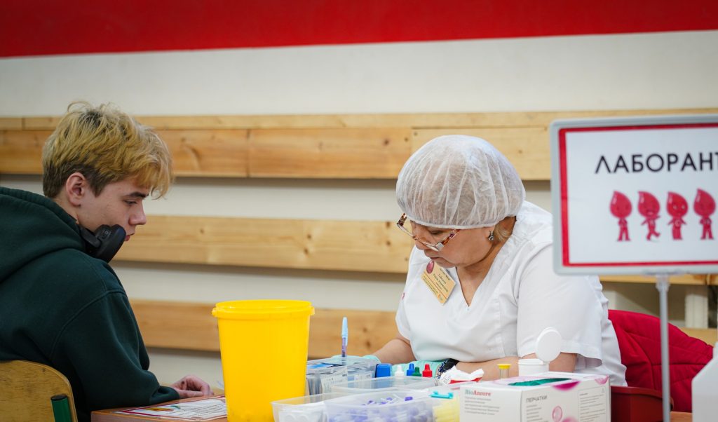 Представители МТК имени Ивана Лихачева провели «День донора». Фото: страница МТК имени Ивана Лихачева в социальных сетях