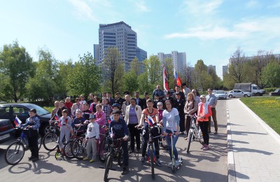 Участники велопробега в ЮАО