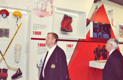 Открытие музея хоккея в Даниловском районе