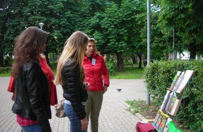Открытие летней читальни в Даниловском районе