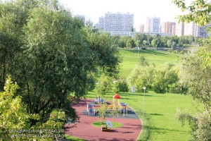 Каскадный парк в районе Братеево