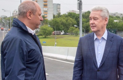 Мэр Москвы Сергей Собянин открыл Аминьевское шоссе после реконструкции