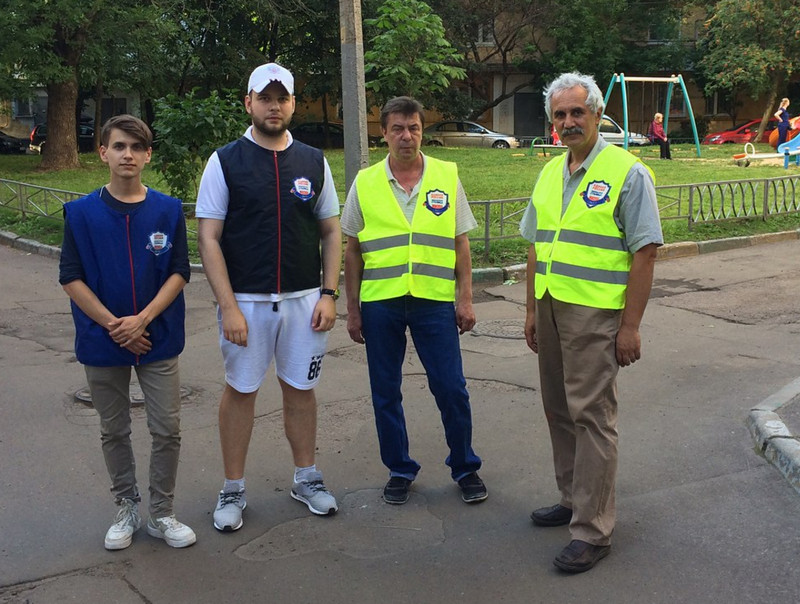 Активисты "Безопасной столицы" в Даниловском районе