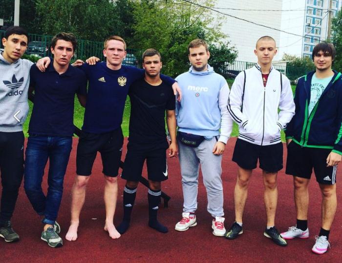 Футбольная команда молодежной палаты Даниловского района