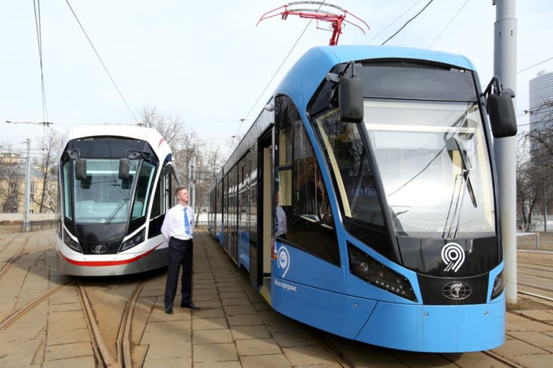 В Даниловском районе запустили современные трамваи