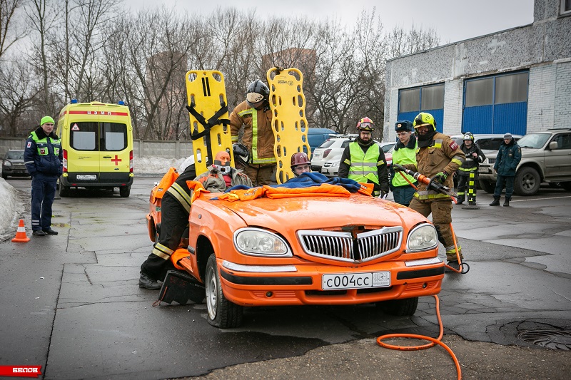 пожарно-спасательная часть соревнования