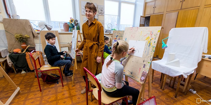 школа искусств художественное образование дети рисование мос ру