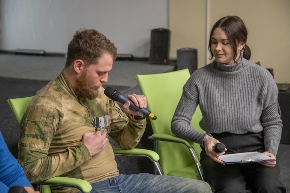 Встреча «Знакомство с Героем» прошла в Технологическом колледже №34. Фото: страница Технологического колледжа №34 в социальных сетях